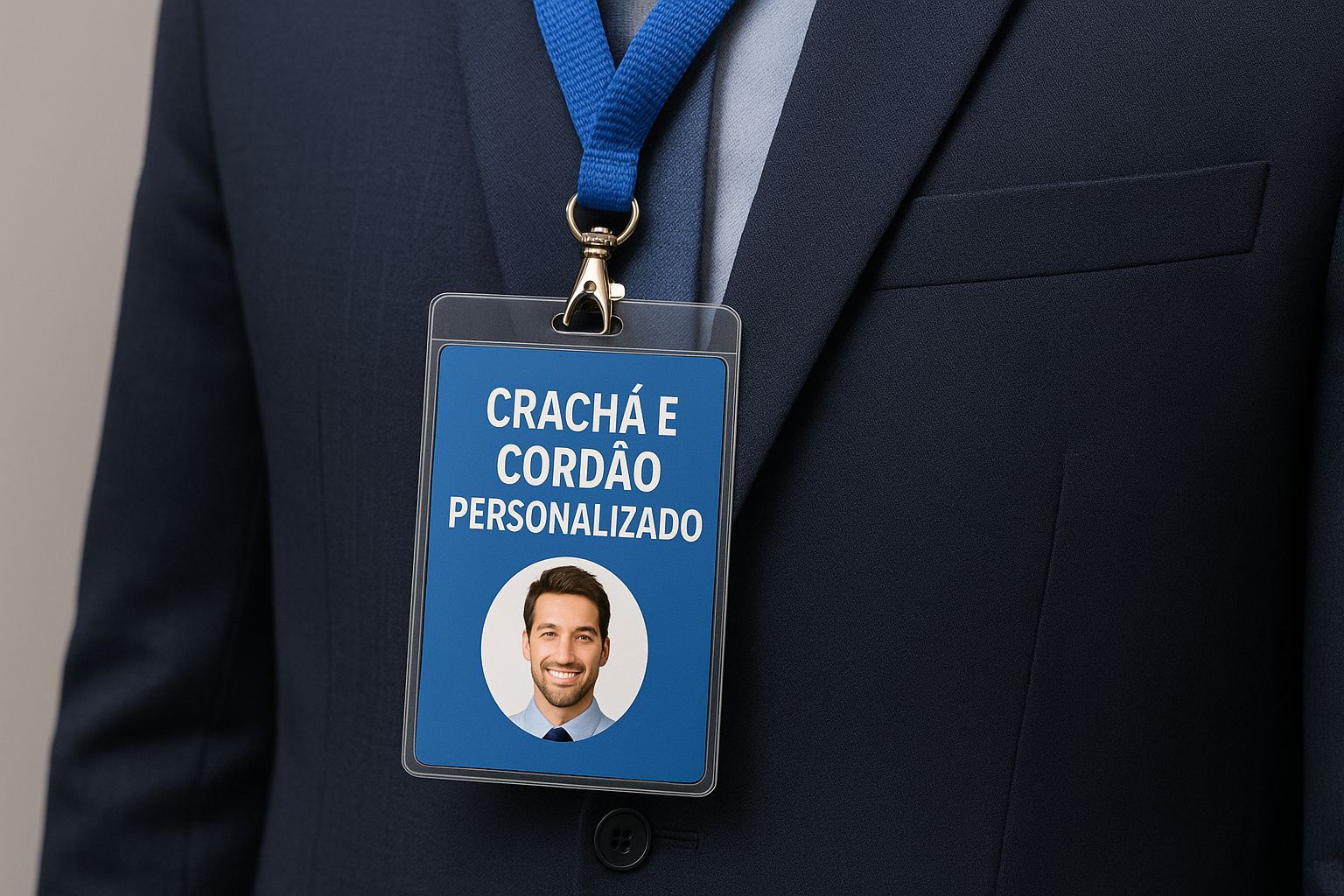 Crachá e Cordão Personalizado